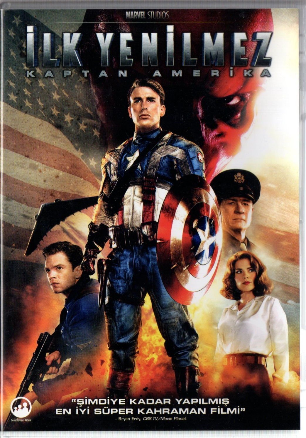 CAPTAIN AMERICA THE FIRST AVENGER - KAPTAN AMERİKA İLK YENİLMEZ - CHRIS EVANS - MARVEL - DVD 2.EL