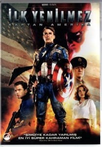 CAPTAIN AMERICA THE FIRST AVENGER - KAPTAN AMERİKA İLK YENİLMEZ - CHRIS EVANS - MARVEL - DVD 2.EL
