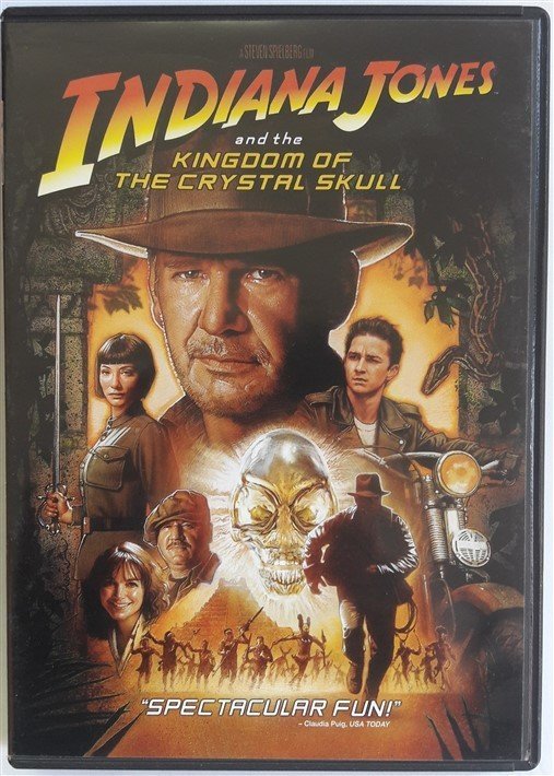 INDIANA JONES AND THE KINGDOM OF THE CRYSTAL SKULL - HARRISON FORD - CATE BLANCHETT - STEVEN SPIELBERG - DVD SIFIR