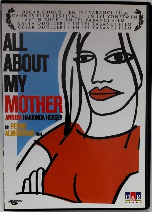 ANNEM HAKKINDA HER ŞEY - TODO SOBRE MI MADRE - CECILIA ROTH - PENÉLOPE CRUZ - PEDRO ALMODÓVAR - DVD 2.EL