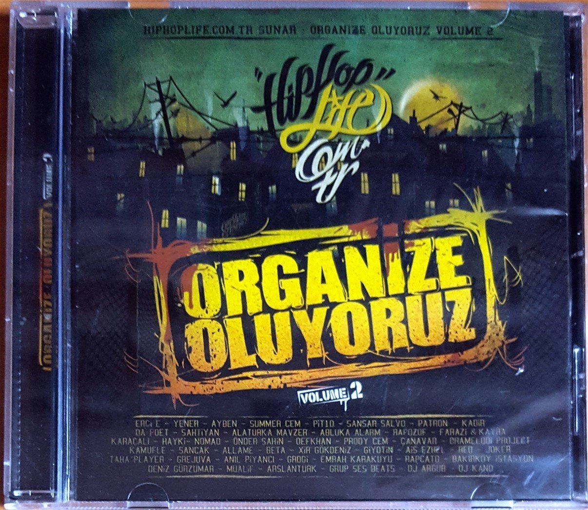 ORGANİZE OLUYORUZ VOLUME 2 / YENER, AYBEN, PİT10, DA POET, FARAZİ & KAYRA (2012) PASAJ CD 2.EL