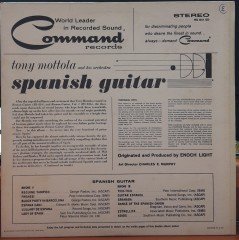 TONY MOTTOLA - SPANISH GUITAR - PLAK 2.EL