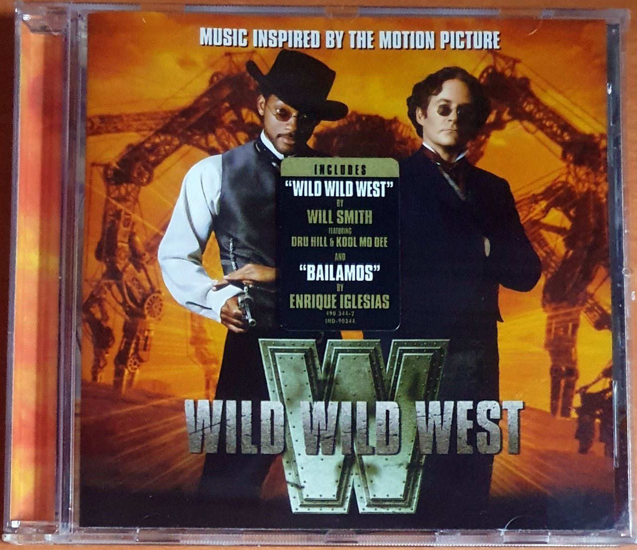 WILD WILD WEST SOUNDTRACK / WILL SMITH, ENRIQUE IGLESIAS, BLACKSTREET, DR DRE, MC LYTE, SLICK RICK (1999) - CD 2.EL
