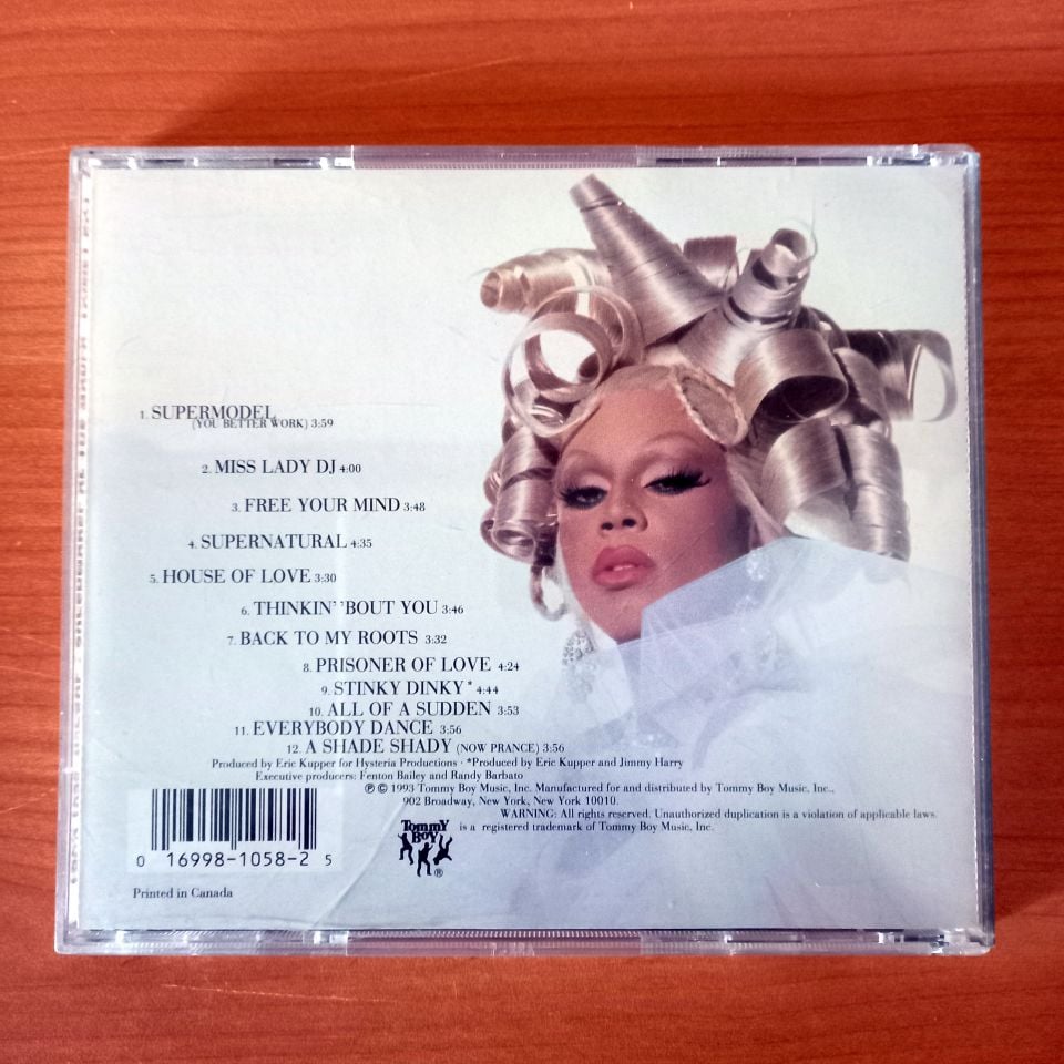 RUPAUL – SUPERMODEL OF THE WORLD (1993) - CD 2.EL
