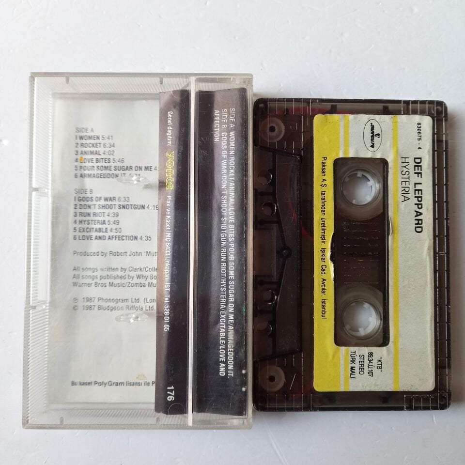 DEF LEPPARD – HYSTERIA (1989) - KASET 2.EL