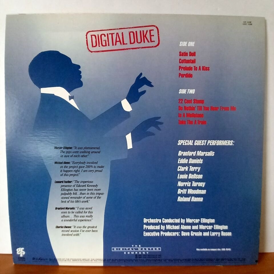 THE DUKE ELLINGTON ORCHESTRA – DIGITAL DUKE (1987) - LP 2.EL PLAK