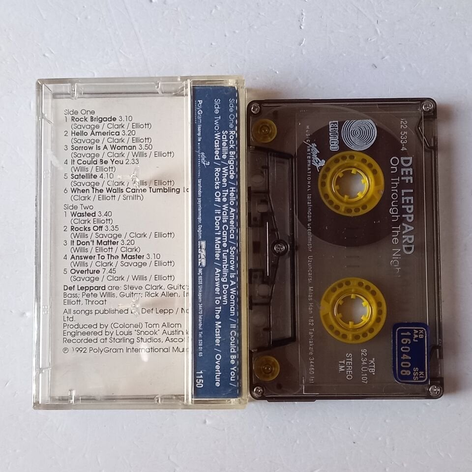 DEF LEPPARD - ON THROUGH THE NIGHT (1992) - KASET 2.EL