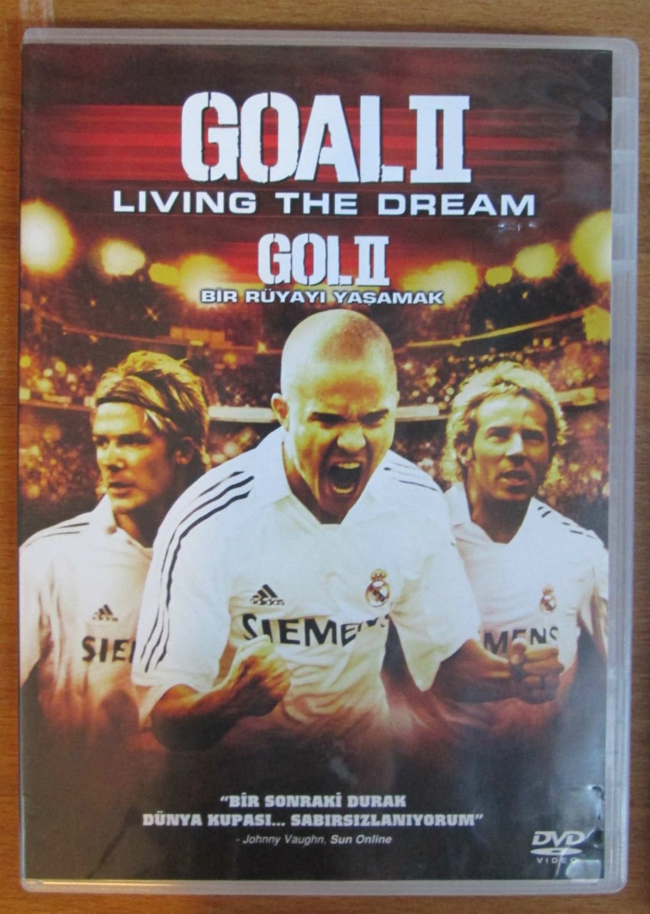 GOAL II LIVING THE DREAM - GOL II BİR RÜYAYI YAŞAMAK - KUNO BECKER - DVD 2.EL