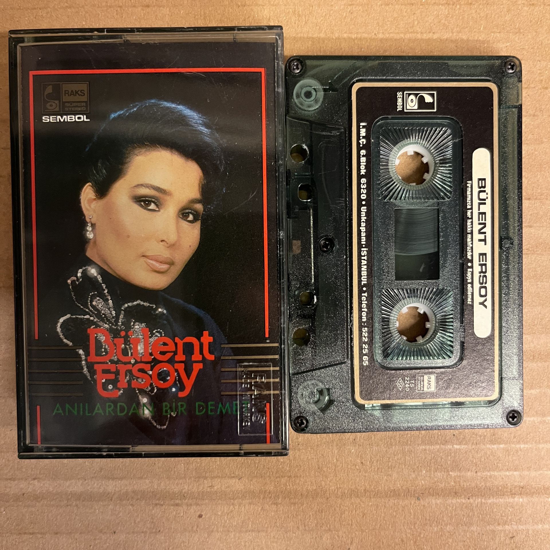 BÜLENT ERSOY - ANILARDAN BİR DEMET (1986) - KASET 2.EL