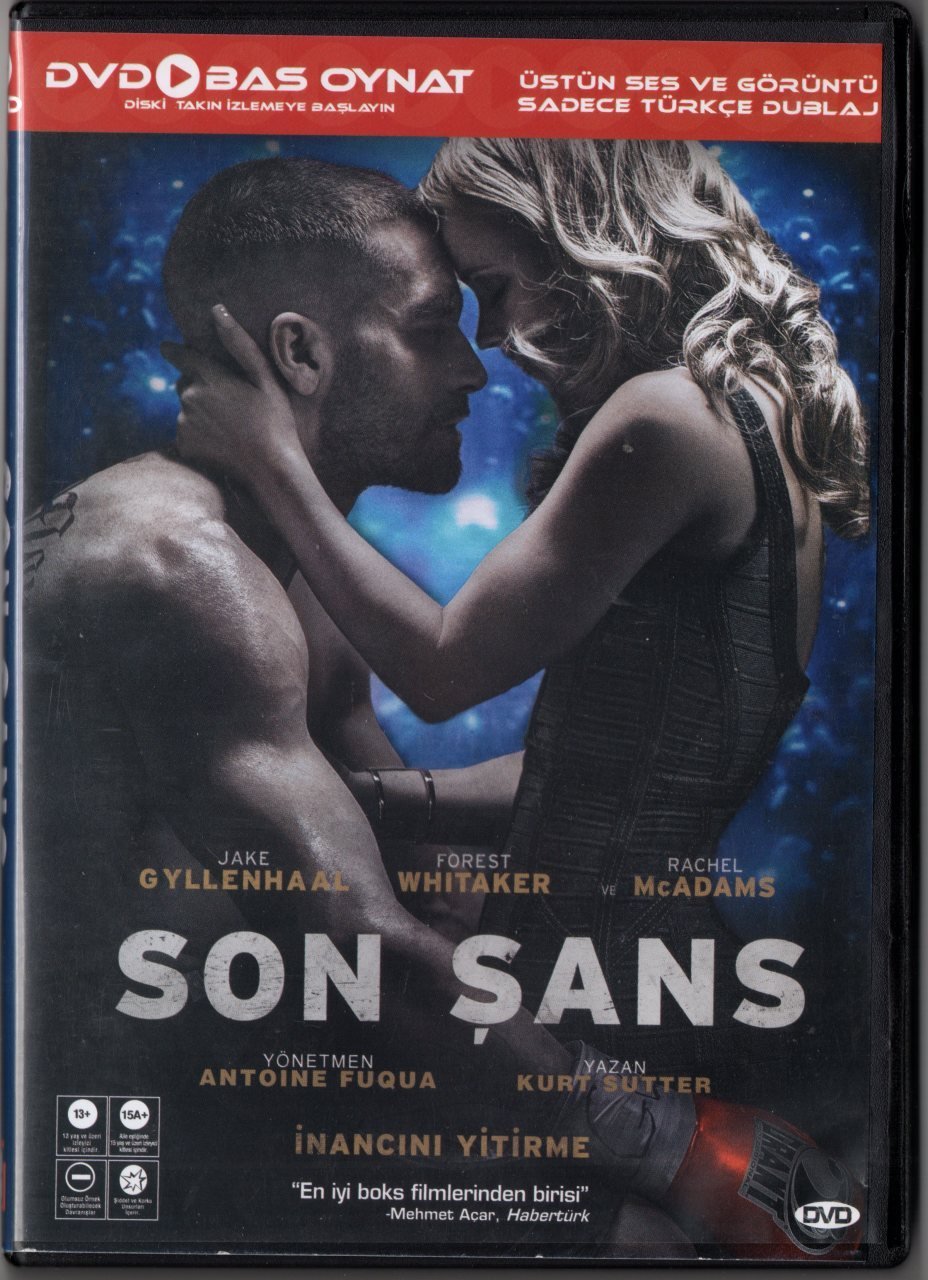 SON ŞANS - SOUTHPAW - JAKE GYLLENHAAL - RACHEL McADAMS - BAS OYNAT DVD 2.EL