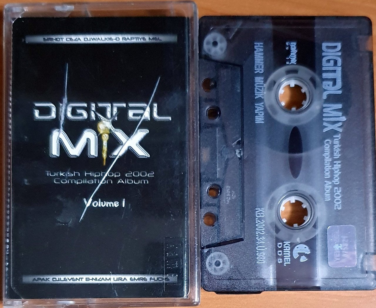 DIGITAL MIX / TURKISH HIPHOP 2002 COMPILATION ALBUM (2002) - KASET HAMMER MÜZİK 2.EL