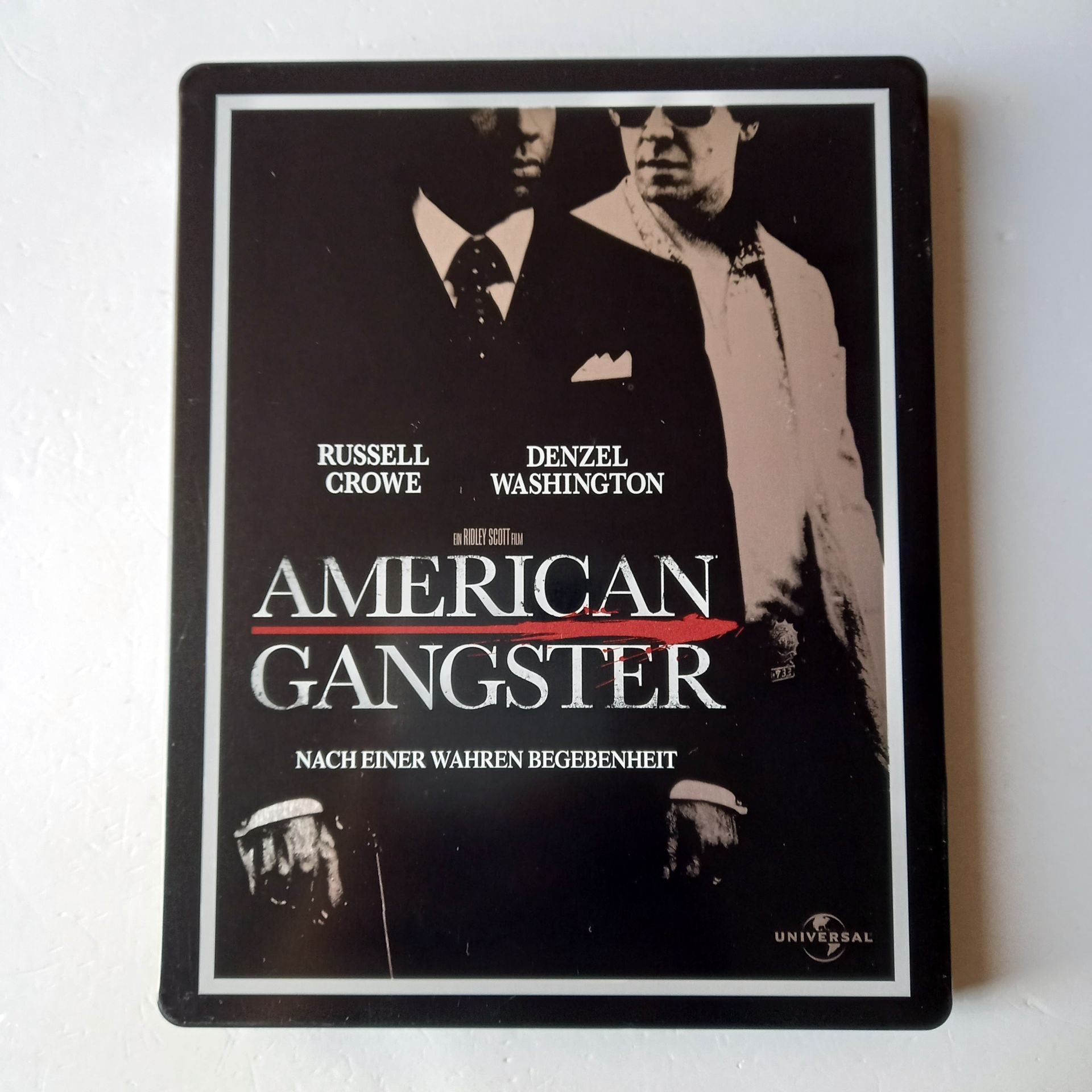AMERICAN GANGSTER - RUSSELL CROWE, DENZEL WASHINGTON - YÖN.: RIDLEY SCOTT - BLU-RAY STEELBOOK METAL KUTU 2.EL