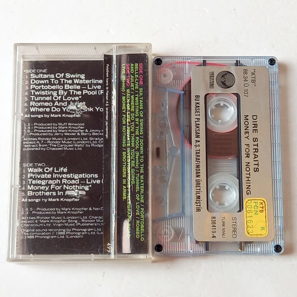 DIRE STRAITS – MONEY FOR NOTHING (1988) - KASET 2.EL