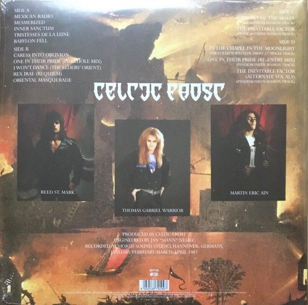 CELTIC FROST - INTO THE PANDEMONIUM (1987) - 2LP 2023 GOLD COLOURED EDITION SIFIR PLAK