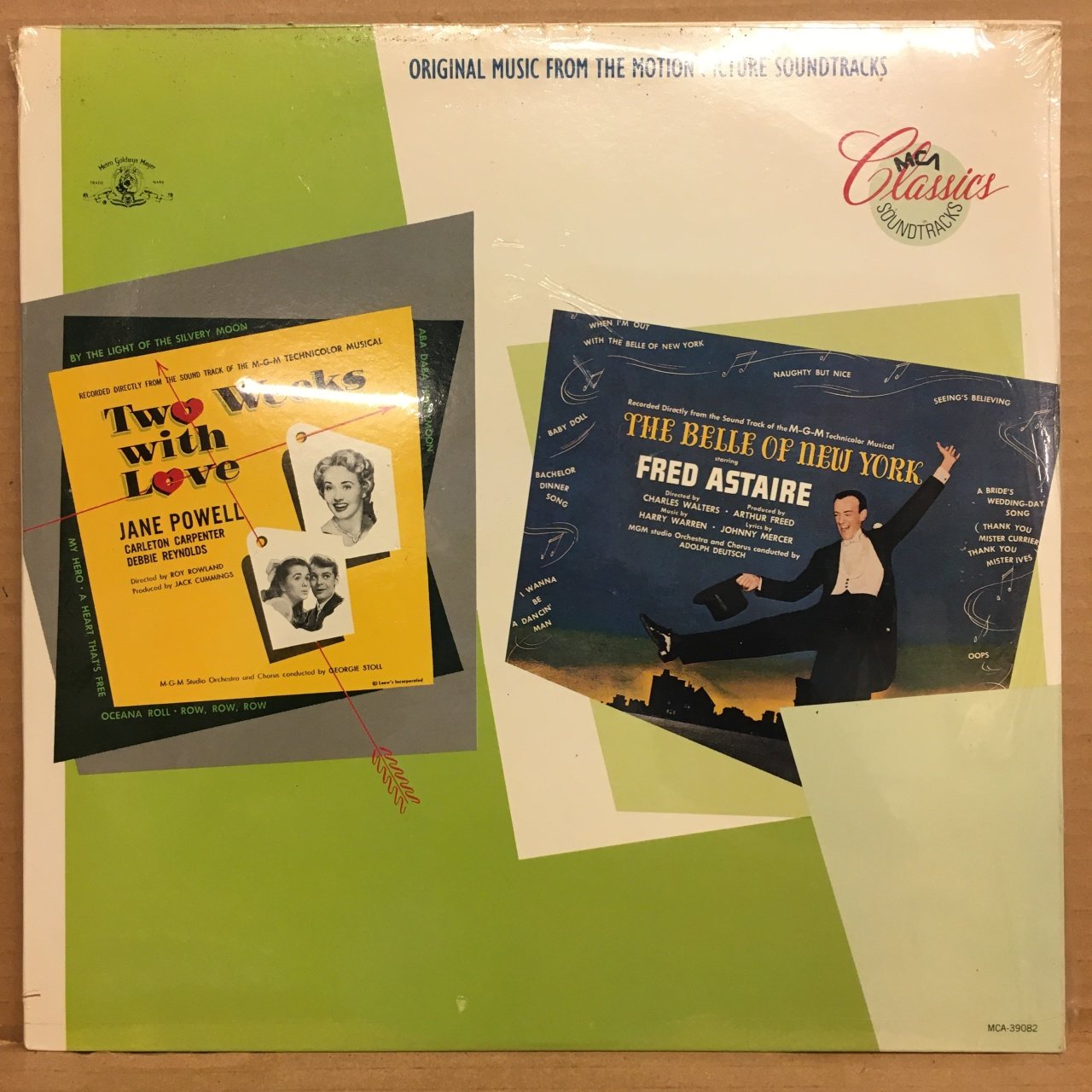 TWO WEEKS WITH LOVE / THE BELLE OF NEW YORK SOUNDTRACK SIFIR PLAK