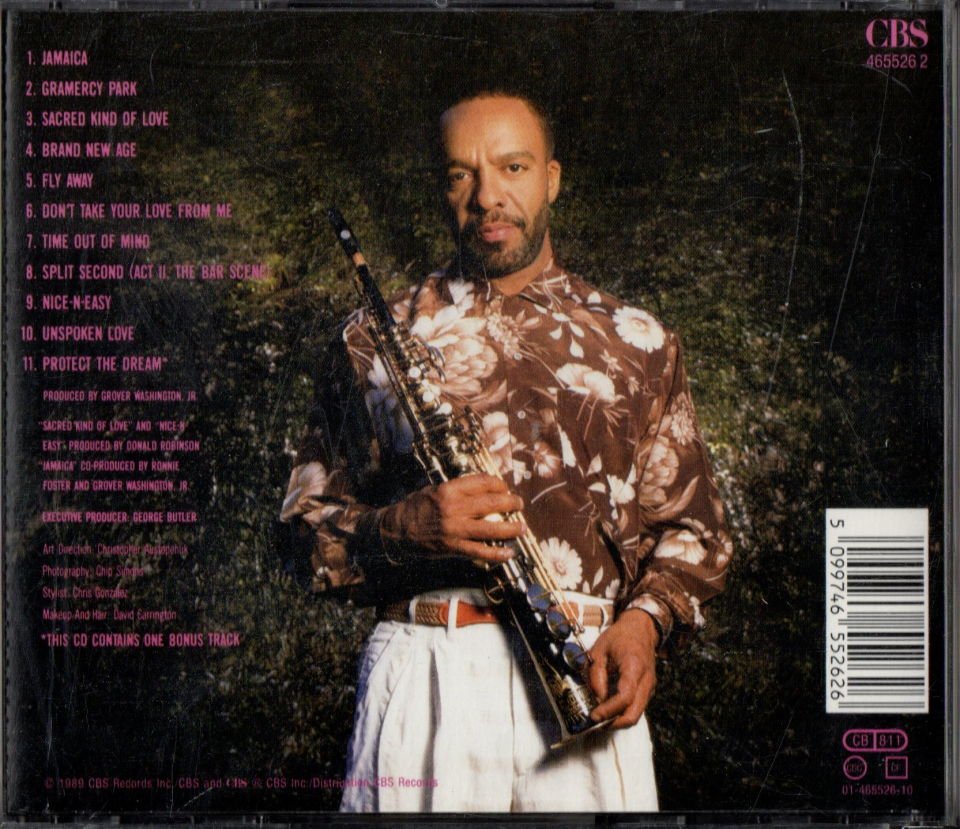 GROVER WASHINGTON, JR. – TIME OUT OF MIND (1989) - CD 2.EL