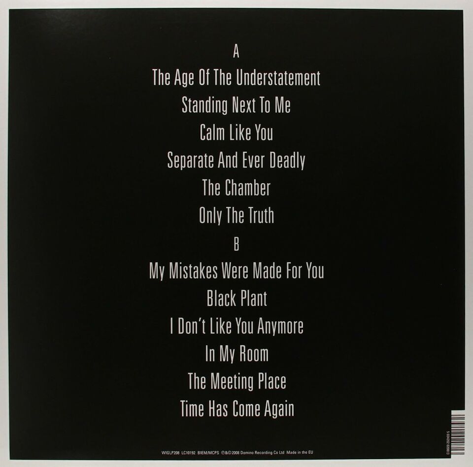 LAST SHADOW PUPPETS - THE AGE OF THE UNDERSTATEMENT (2008) - LP SIFIR PLAK
