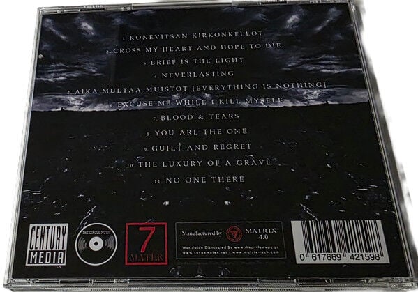 SENTENCED – THE COLD WHITE LIGHT (2002) - CD 2026 REISSUE JEWEL CASE AMBALAJINDA SIFIR