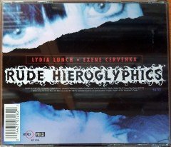 LYDIA LUNCH / EXENE CERVENKA - RUDE HIEROGLYPHICS (1995) SPOKEN WORD, NON-MUSIC / RYKODISC CD 2.EL