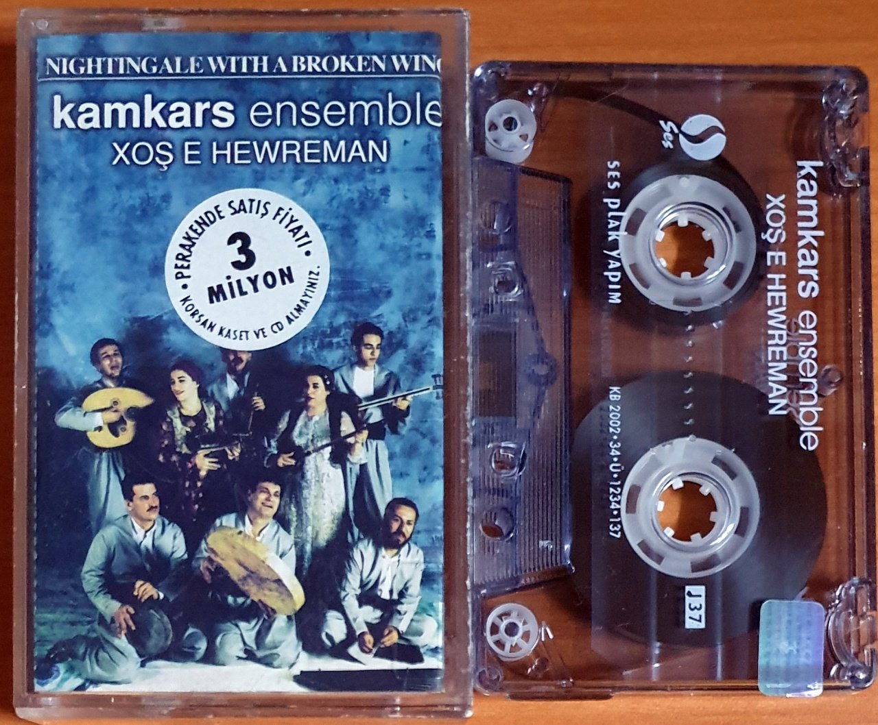 KAMKARS ENSEMBLE - XOŞ E HEWREMAN (2002) - KASET 2.EL