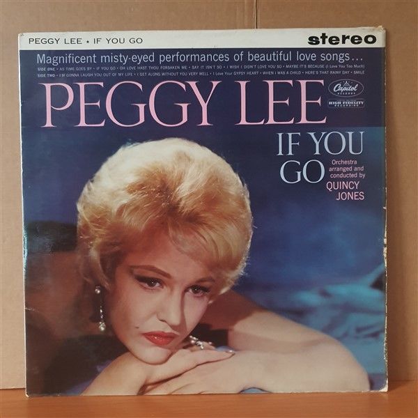 PEGGY LEE - IF YOU GO (1961) - LP 2.EL PLAK