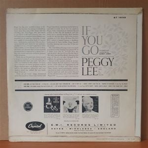 PEGGY LEE - IF YOU GO (1961) - LP 2.EL PLAK