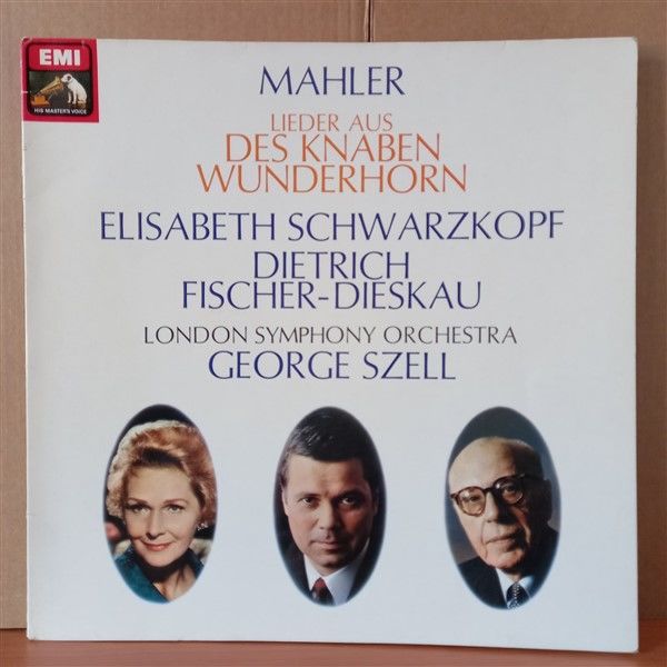 MAHLER: LIEDER AUS DES KNABEN WUNDERHORN / ELISABETH SCHWARZKOPF - DIETRICH FISCHER-DIESKAU - LONDON SYMPHONY ORCHESTRA, GEORGE SZELL - LP 2.EL PLAK