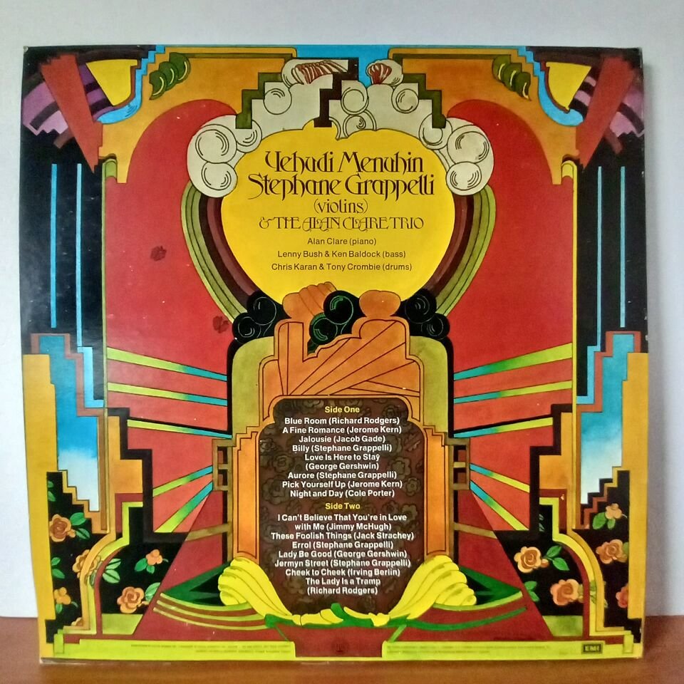 JALOUSIE / YEHUDI MENUHIN, STEPHANE GRAPPELLI & THE ALAN CLARE TRIO (1973) - LP 2.EL PLAK