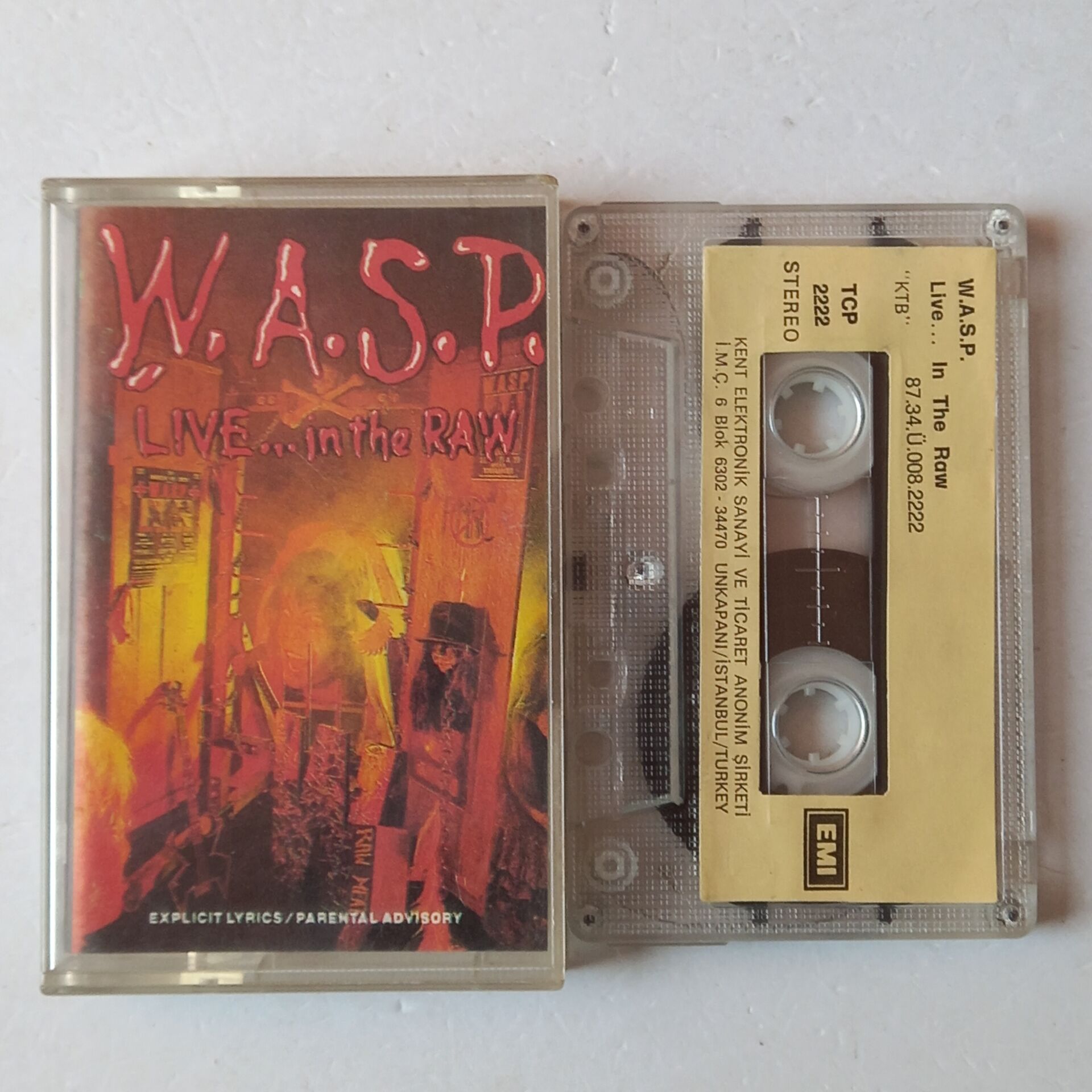 W.A.S.P. - LIVE IN THE RAW (1987) - KASET 2.EL