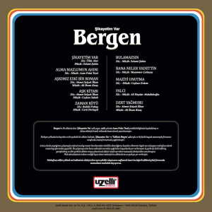 BERGEN - ŞİKAYETİM VAR (1982) - LP YENİ BASIM SIFIR PLAK