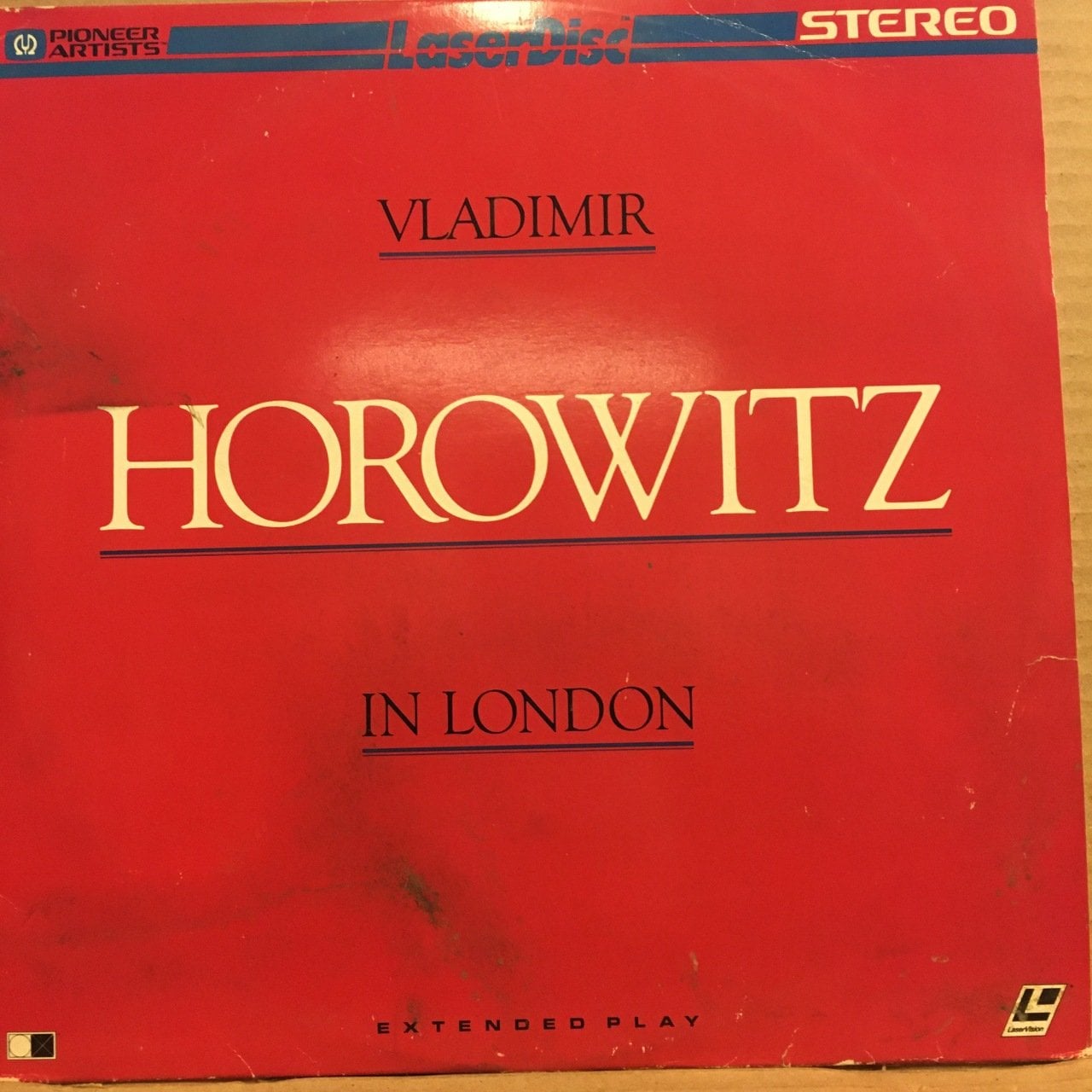 VLADIMIR HOROWITZ IN LONDON 2.EL LASERDISC