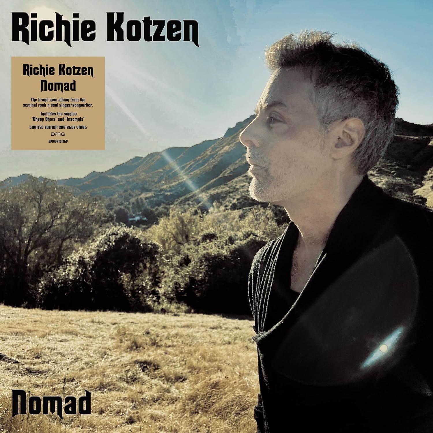 RICHIE KOTZEN - NOMAD (2024) - LP SKY BLUE COLOURED EDITION SIFIR PLAK