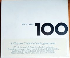 BEST CLASSICS 100 / VIVALDI, BEETHOVEN, GRIEG, VERDI, BACH, DEBUSSY (2004) - 6CD BOX SET 2.EL