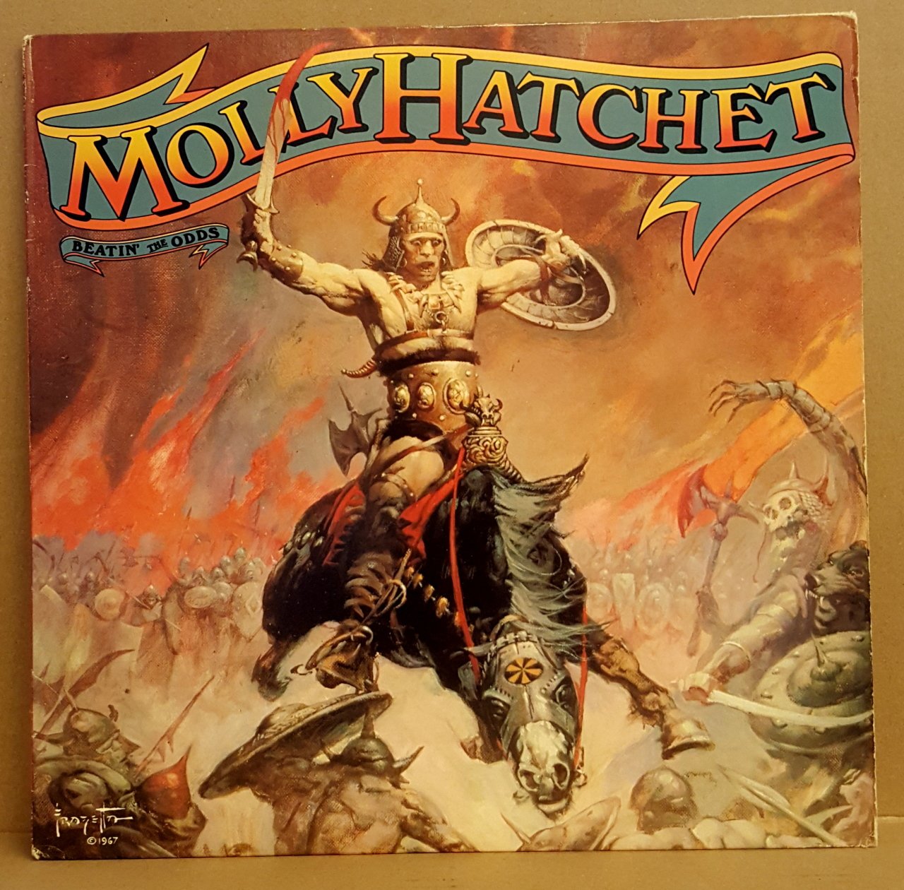 MOLLY HATCHET - BEATIN' THE ODDS (1980) - LP 2.EL PLAK
