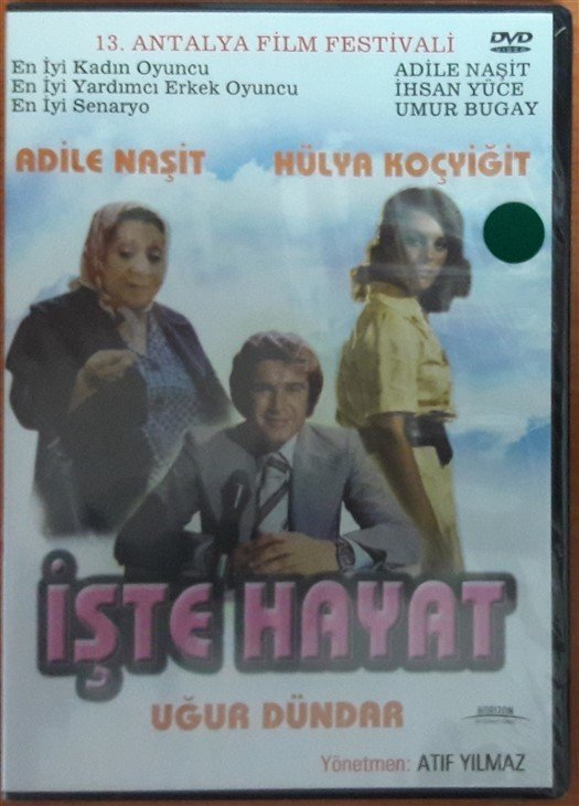 İŞTE HAYAT - UĞUR DÜNDAR - ADİLE NAŞİT - ATIF YILMAZ - DVD 2.EL