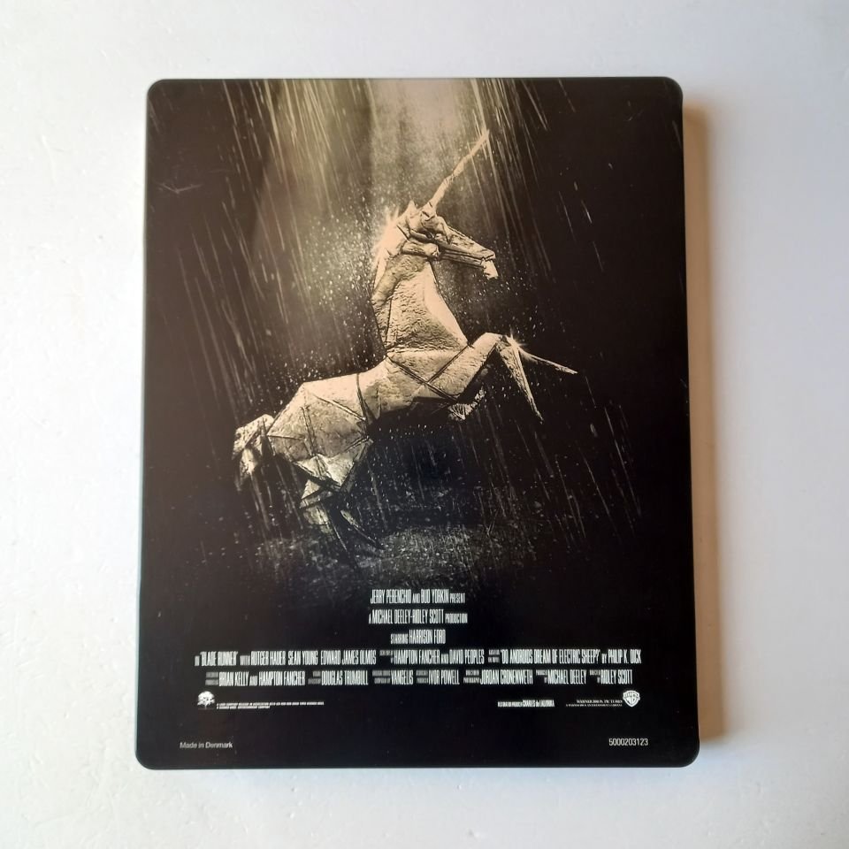 BLADE RUNNER  - HARRISON FORD, RUTGER HAUER, SEAN YOUNG - YÖN.: RIDLEY SCOTT - 2BLU-RAY 4K STEELBOOK METAL KUTU 2.EL TÜRKÇE ALTYAZI YOKTUR