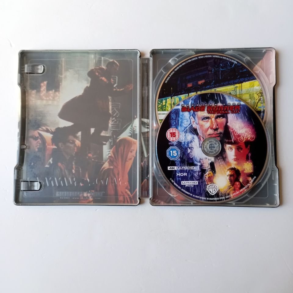BLADE RUNNER  - HARRISON FORD, RUTGER HAUER, SEAN YOUNG - YÖN.: RIDLEY SCOTT - 2BLU-RAY 4K STEELBOOK METAL KUTU 2.EL TÜRKÇE ALTYAZI YOKTUR