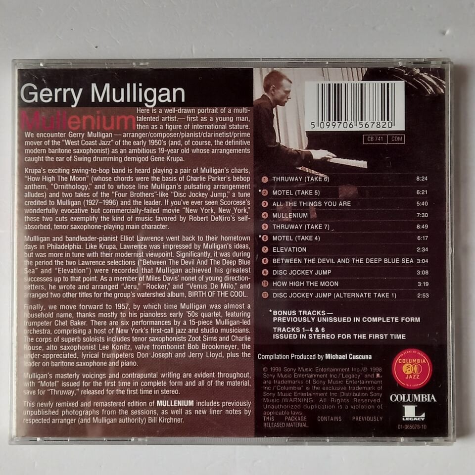 GERRY MULLIGAN – MULLENIUM (1998) - CD 2.EL