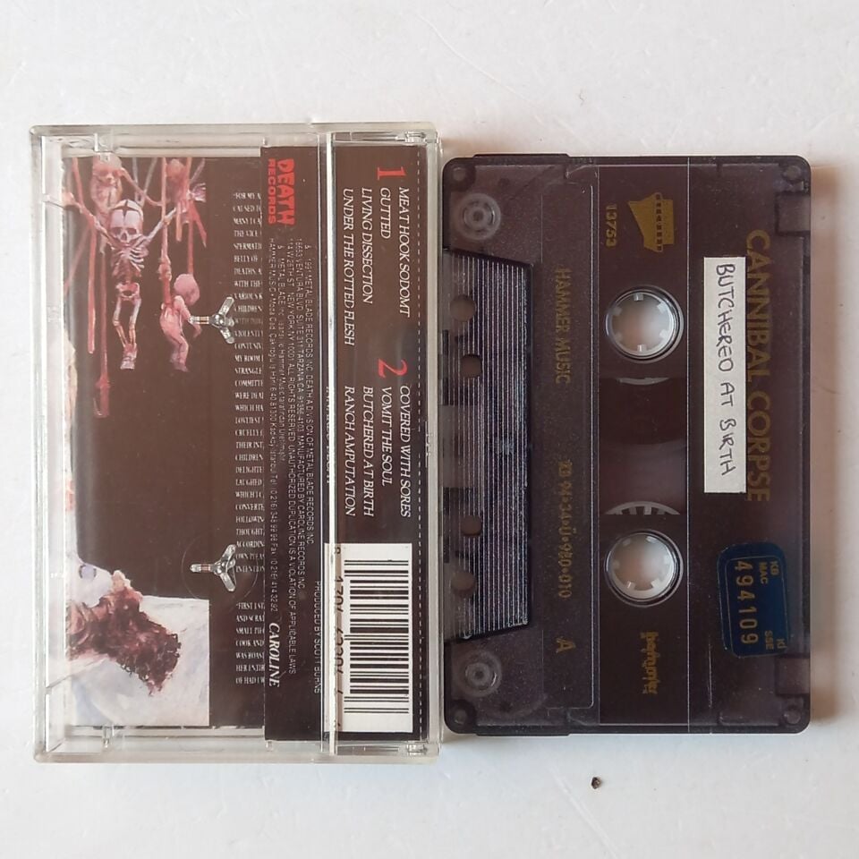 CANNICAL CORPSE - BUTCHERED AT BIRTH (1994) - KASET 2.EL
