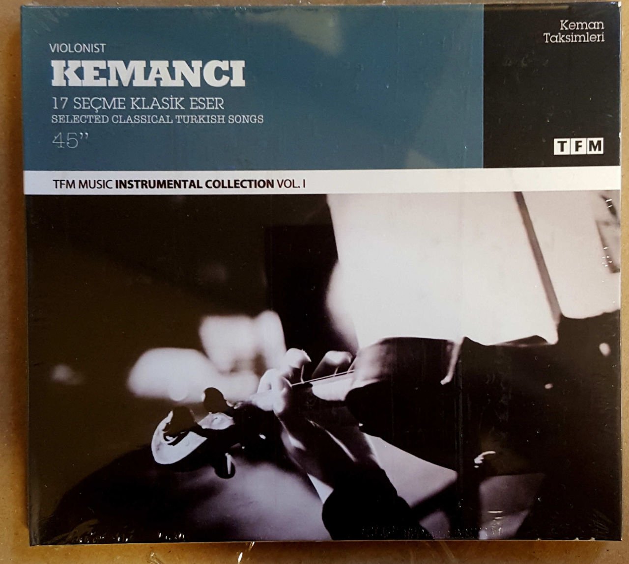 KEMANCI 17 KLASİK ESER KEMAN TAKSİMLERİ CD TÜRK SANAT MÜZİĞİ SIFIR