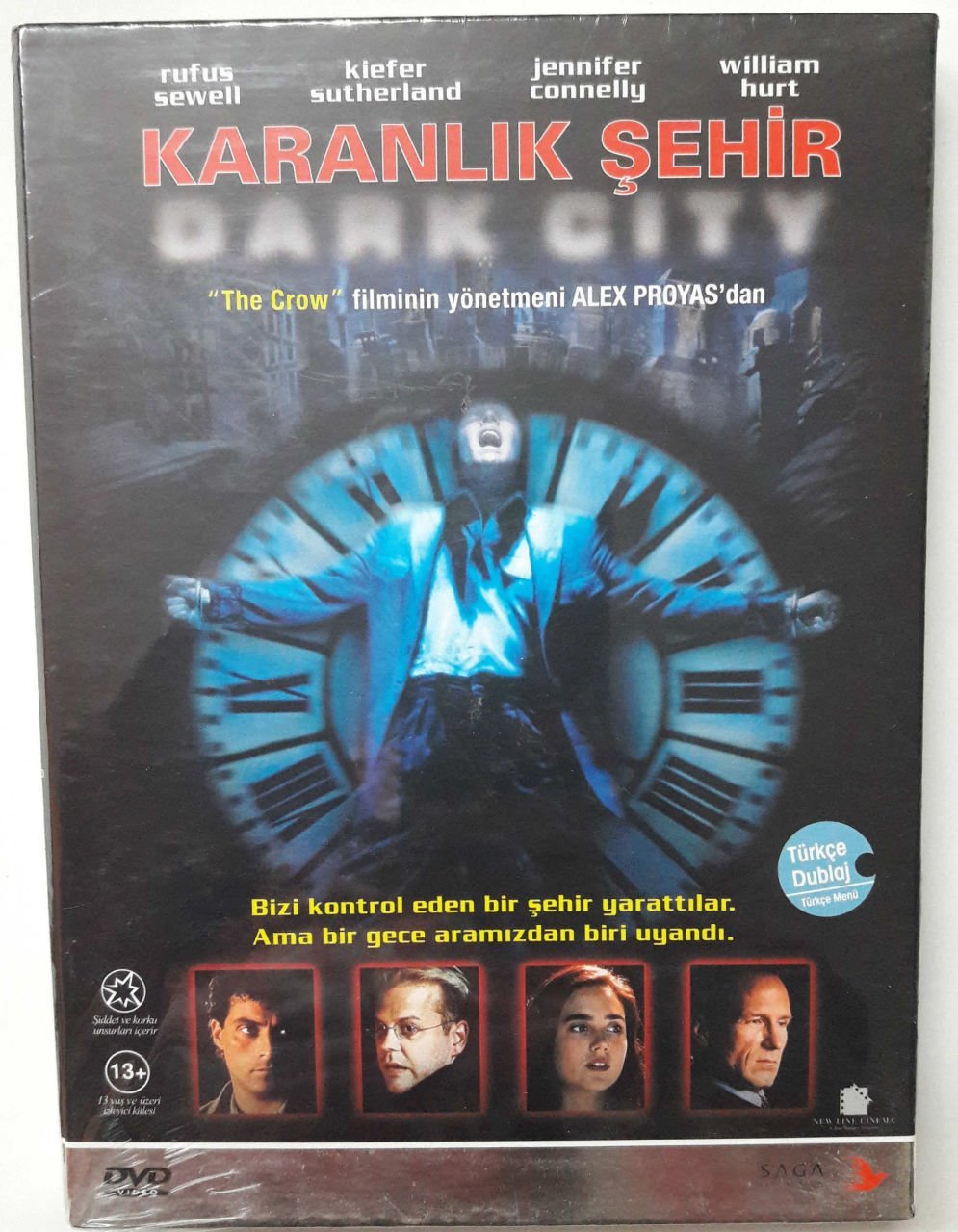 KARANLIK ŞEHİR - DARK CITY - KIEFER SUTHERLAND - WILLIAM HURT - ALEX PROYAS - DVD SIFIR