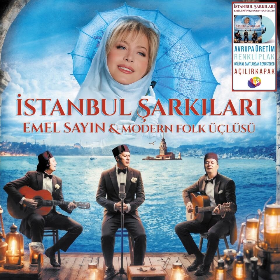 EMEL SAYIN & MODERN FOLK ÜÇLÜSÜ - İSTANBUL ŞARKILARI - LP 2026 RENKLİ SIFIR PLAK