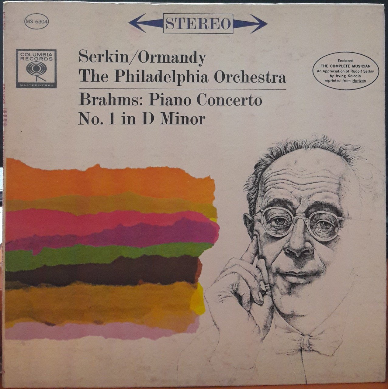 BRAHMS: PIANO CONCERTO NO.1, RUDOLF SERKIN, THE PHILADELPHIA ORCHESTRA, EUGENE ORMANDY - PLAK 2.EL