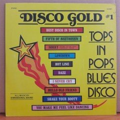 DISCO GOLD #1 TOPS IN POPS BLUES DISCO - LP 2.EL PLAK