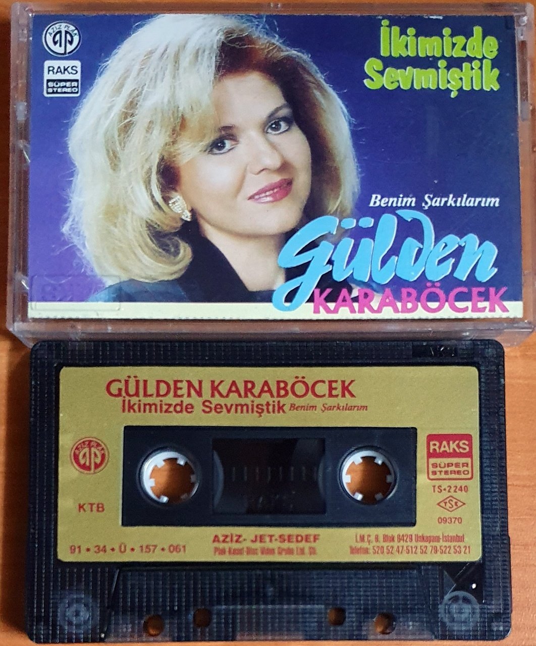 GÜLDEN KARABÖCEK - İKİMİZDE SEVMİŞTİK / BENİM ŞARKILARIM (1991) - KASET 2.EL