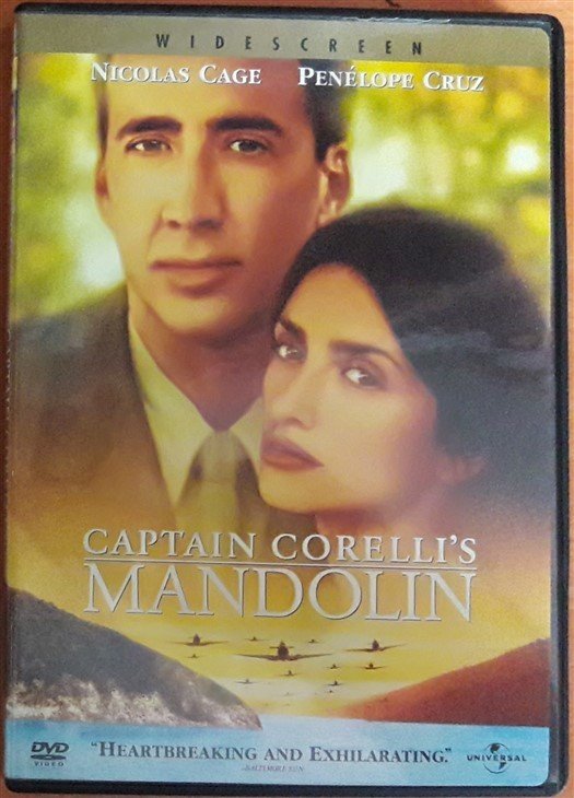 CAPTAIN CORELLI'S MANDOLIN - NICOLAS CAGE - DVD 2.EL 1. BÖLGE TR ALTYAZI YOKTUR