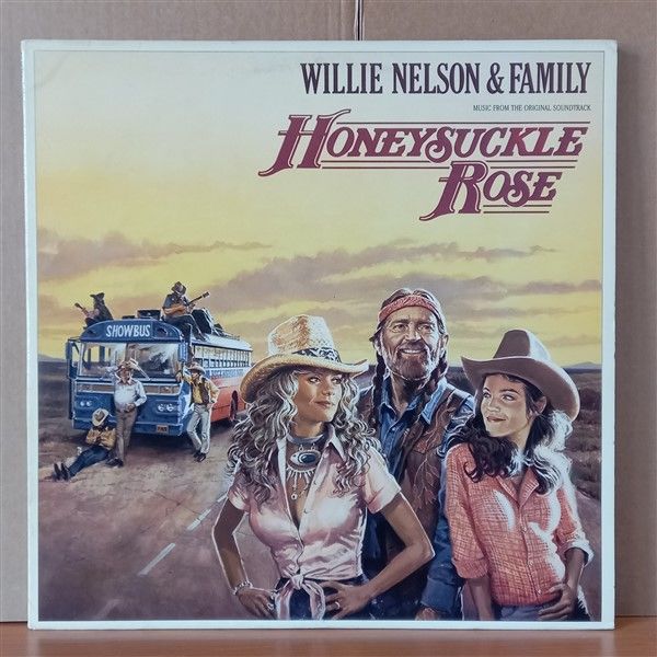 WILLIE NELSON & FAMILY – HONEYSUCKLE ROSE [MUSIC FROM THE ORIGINAL SOUNDTRACK] (1980) - 2LP 2.EL PLAK