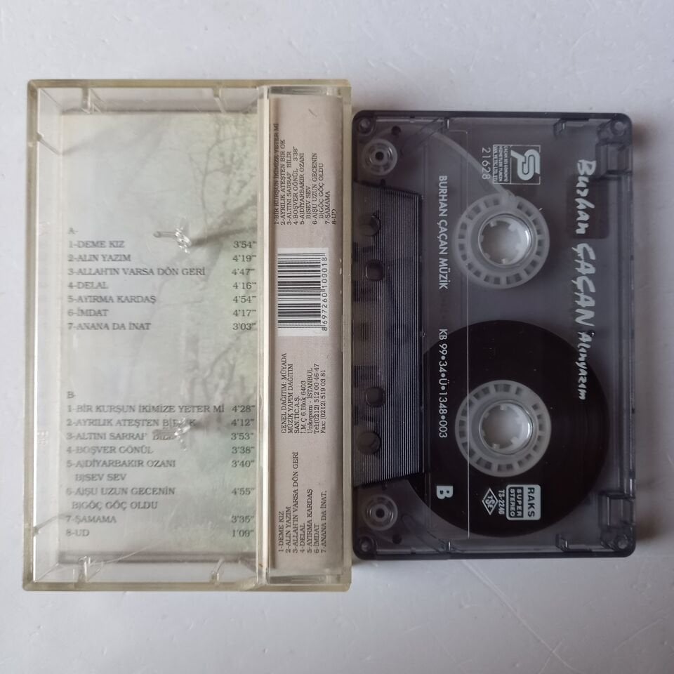 BURHAN ÇAÇAN – ALINYAZIM (1999) - KASET 2.EL
