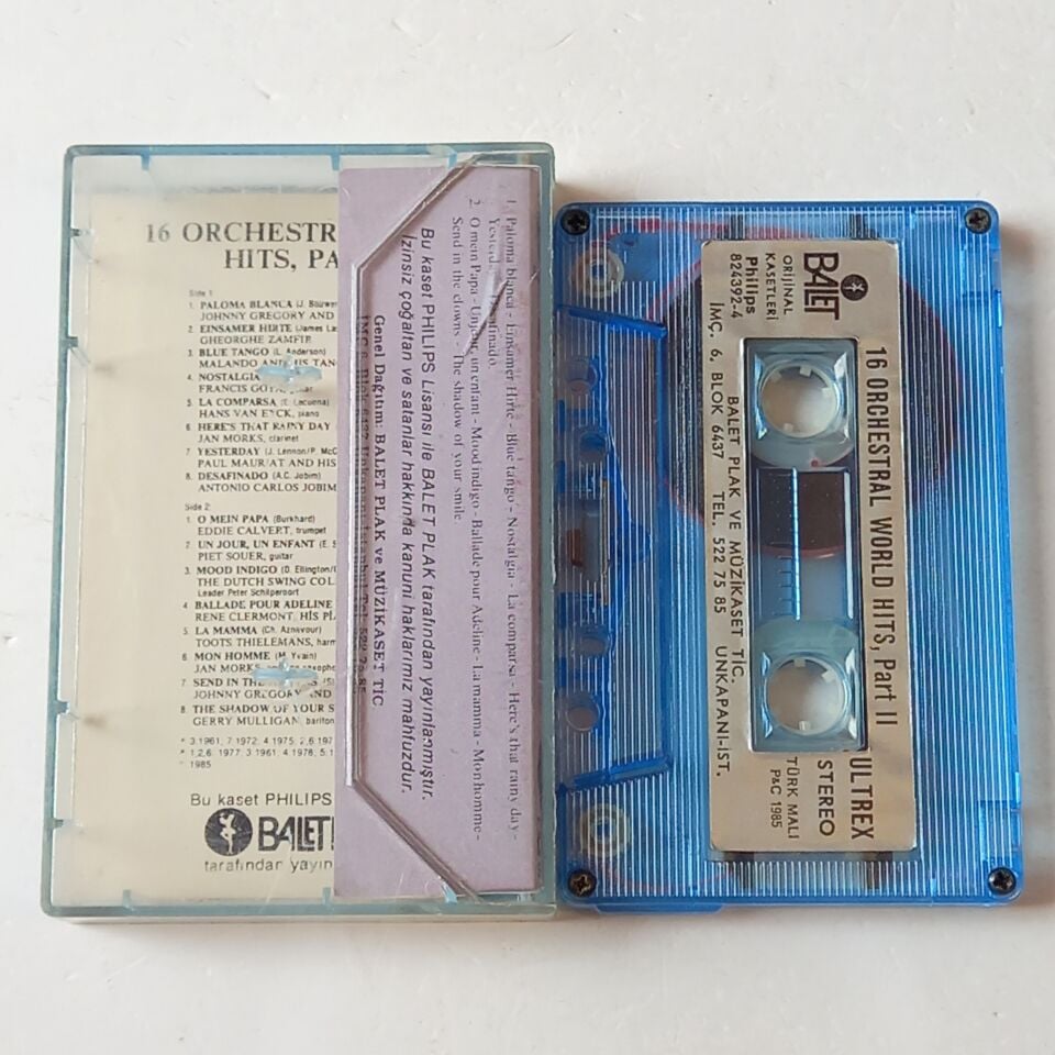 16 ORCHESTRAL WORLD HITS PART II (1985) - KASET 2.EL