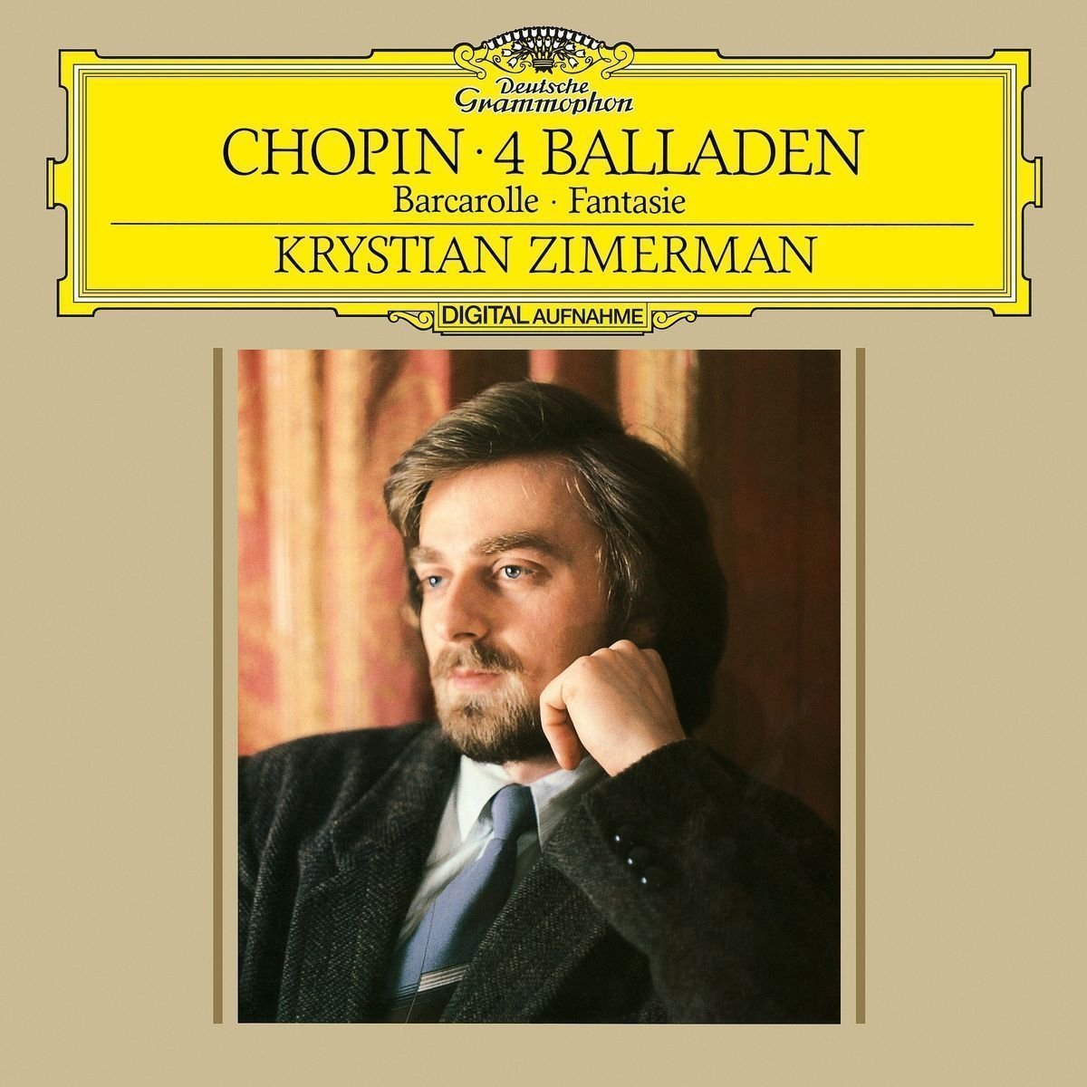 CHOPIN: 4 BALLADS,BARCAROLLE, FANTASIE, KRYSTIAN ZIMERMAN - SIFIR PLAK